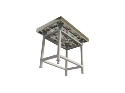 CMM MEASURING TABLE WITH PRECISION SCALE Low-poly 3D model