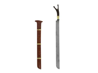 Sikin Panyang Sword 3D model
