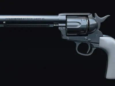 Colt Single Action Army Revolver 3D model purchase