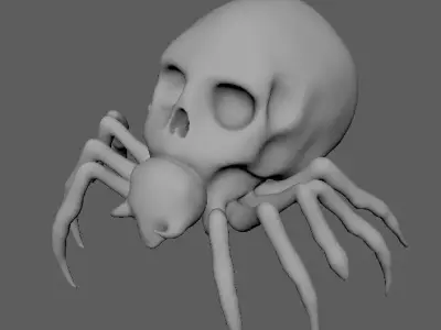 Spider 3D model get