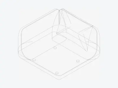 Chair - Sofa - Contemporary - Jack - Corner Low-poly 3D model