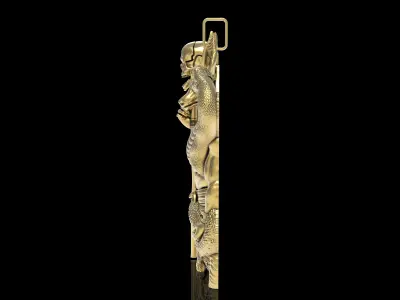 Egyptian God Hip Hop Pendant 3D print model