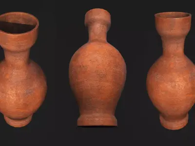 15 in 1 stone lowpoly game asset Low-poly 3D model