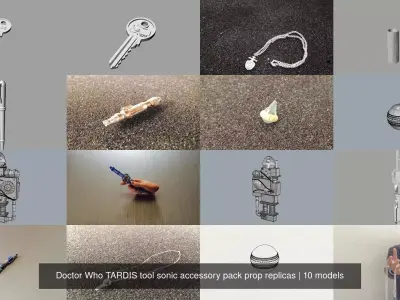 Doctor Who TARDIS tool sonic accessory pack prop replicas
