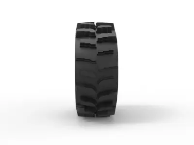 Offroad Twheel tire for flexible filament 3D print model