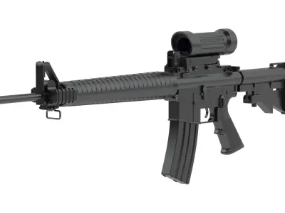 Colt Canada C7A2 3D model