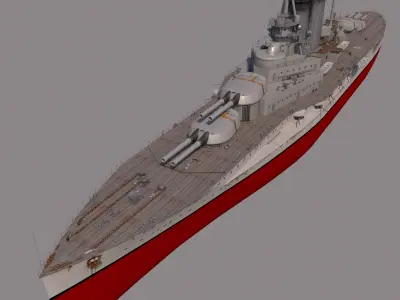 HMS Queen Elizabeth 3D model by c5