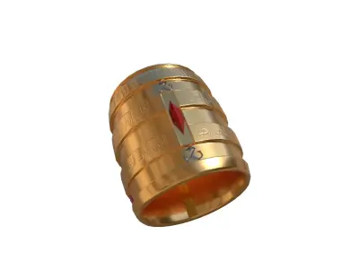 Arab sheikhs bracelet Low-poly 3D model