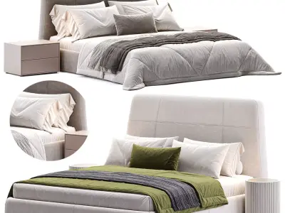 Shelby Bed By Mobilicasa Low-poly 3D model