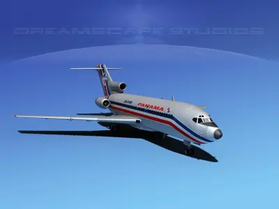 Boeing 727-100 Air Panama 3D model
