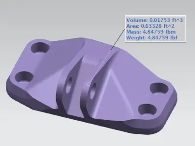 GE BRACKET Free 3D model