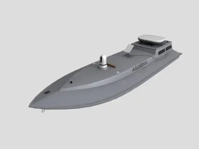 USV marine drone MAGURA V5 V7 SEA BABY-II 3D model