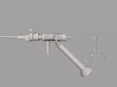 Nendoscope Hand drill Low-poly 3D model