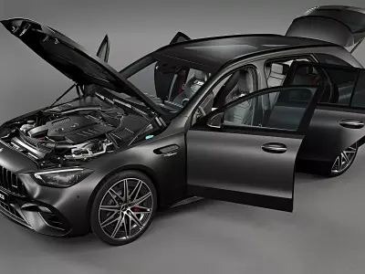 2023 Mercedes-Benz C63 S AMG E Performance Estate 3D model