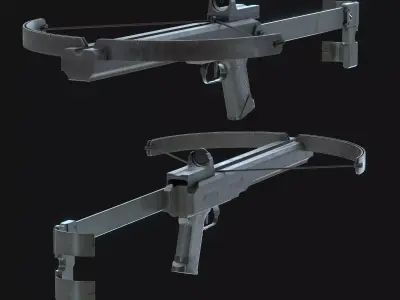 Crossbow Mark III Low-poly 3D model