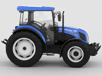 New Holland TD5 tractor 3D model