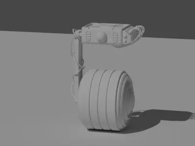 robot BB-009  3D model