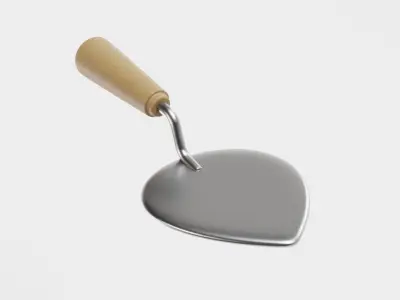  Trowel 3D model Low-poly 3D model