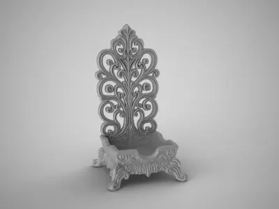 Antique Sticky Note Holder 3D print model