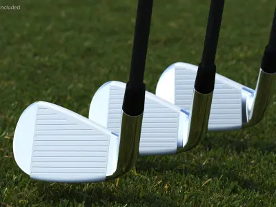 Short Iron Set 3D model