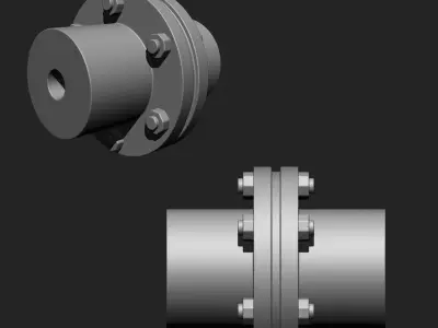 Coupling Collection Imm Brush Pack 10 in one 3D model
