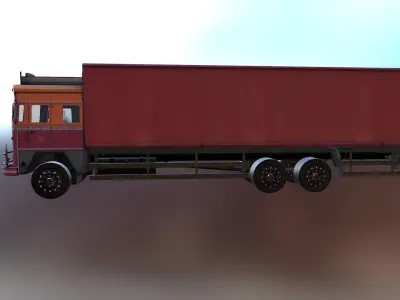 INDIAN TRUCK  Low-poly 3D model