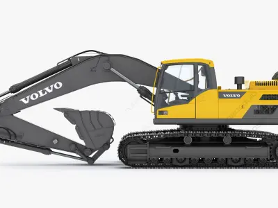 Tracked Excavator VOLVO EC300D 3D model