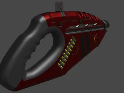Sci fi heavy pistol 3D model