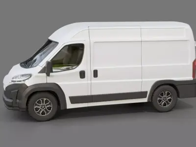 Fiat e-Ducato Panel Van L2H2 2024 3D model