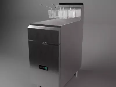 Fryer ASBER - Freidora Industrial 3D model