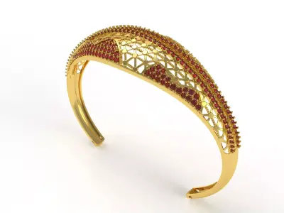 Art Deco Bracelet 46 3D print model