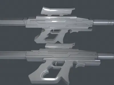 Admiral Destiny 2 Concept Low-poly 3D model