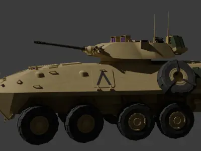 Lav-25 Desert 3D model