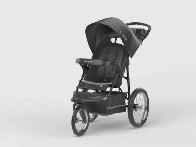 Baby stroller 3D model 3D model