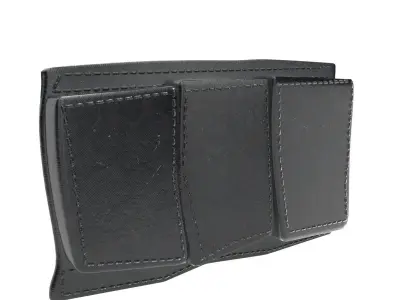 magazine pouch and bullet clip 3D model 3D model