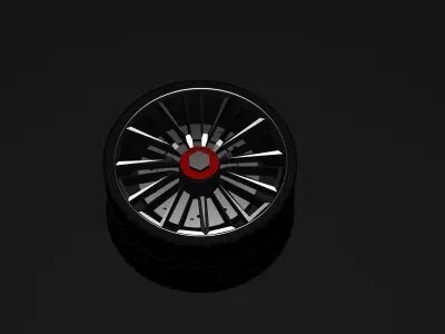 RIMS CAR 3D model by Candyogi77
