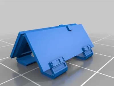 HO Scale American Backyard Shed Type 2 Free 3D print model