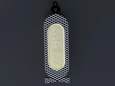 Egyptian-style pendants 3D print or CNC model  3D print model