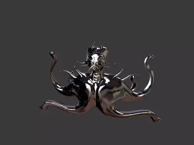 octopus 3D model buy