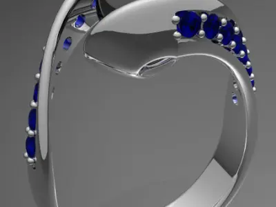 Rendering Anello C Free 3D model purchase