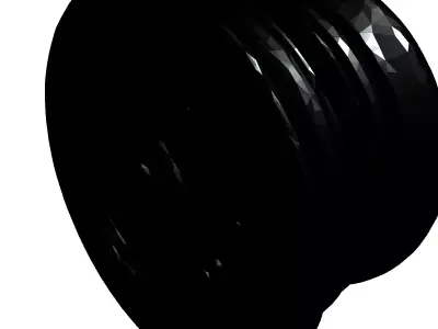 Realistic Triple Groove Pulley 3D Model Low-poly 3D model