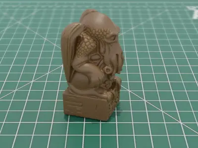Cthulhu Statue  STL 3MF 3D Print Model File 3D print model