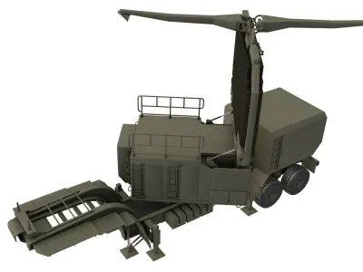  64N6E2 radar  3D model