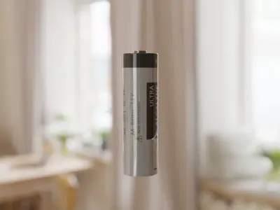 AA Battery Free 3D model