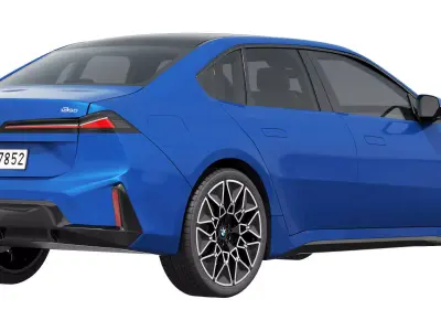 Electric sedan i3 2027 3D model