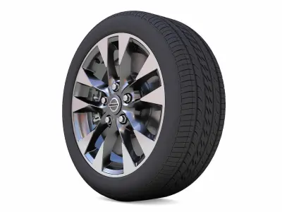 Nissan Sentra Rim 3D Model Low-poly 3D model