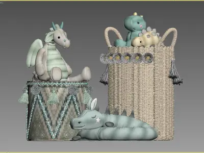 Kids Room Decor 141 3D model