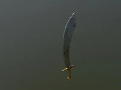 Sword Low-poly 3D model 95