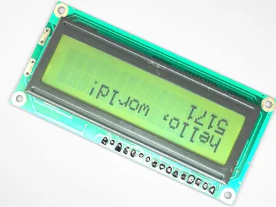 Liquid Crystal Display Screen Component 3D model Textured