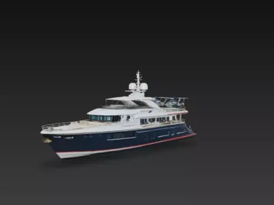 Luxury Explorer Super Yacht 3D print model
